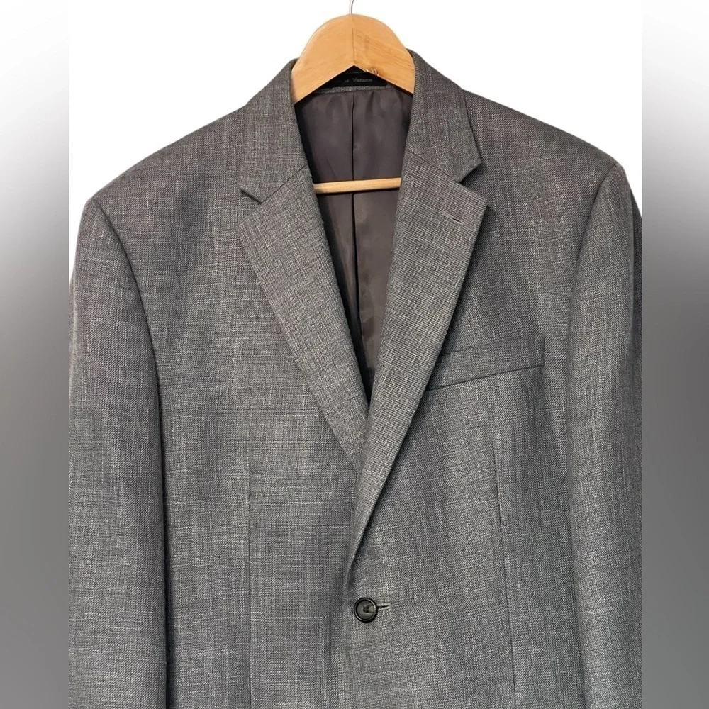 Ralph Lauren for Macy’s Men's size 40R Gray 2 button sport coat/ blazer